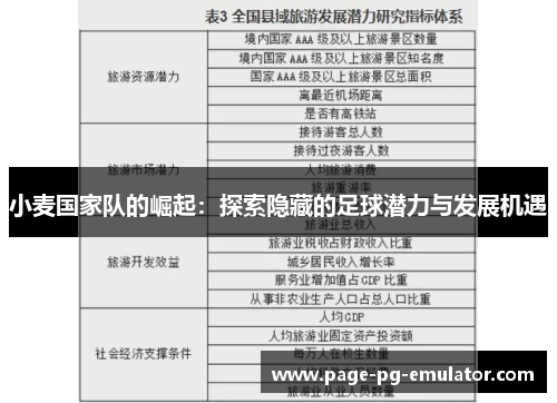 小麦国家队的崛起：探索隐藏的足球潜力与发展机遇